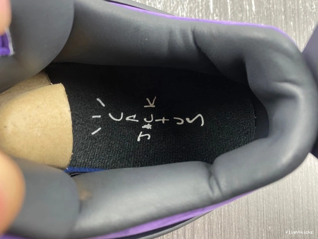 Scott Purple Suede Air 4 Jordan Travis x 1029